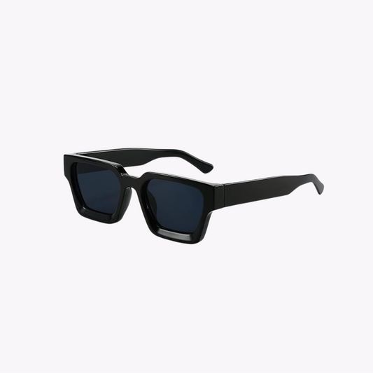 Lustrous Retro Streetwear Glasses - Black/Grey