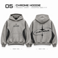 LUSTROUS Chrome Hoodie front and back